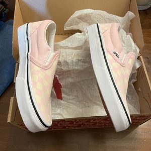 Girls checkered vans